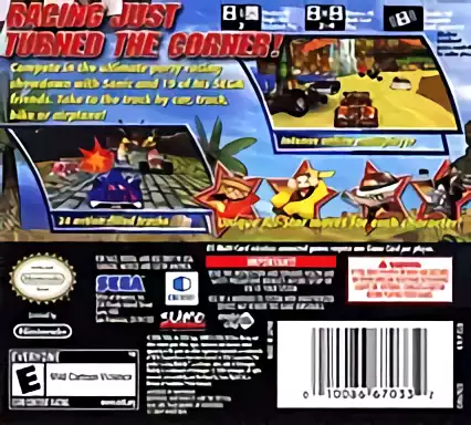 Image n° 2 - boxback : Sonic & Sega All-Stars Racing